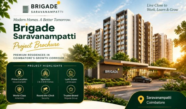 Brigade Saravanampatti Brochure – Premium 2 & 3 BHK Flats in Coimbatore