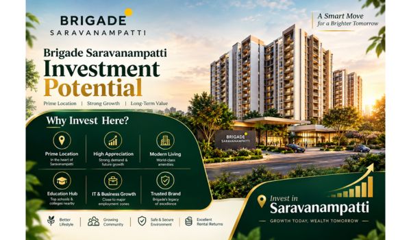 Brigade Saravanampatti Investment Potential - High ROI in Coimbatore
