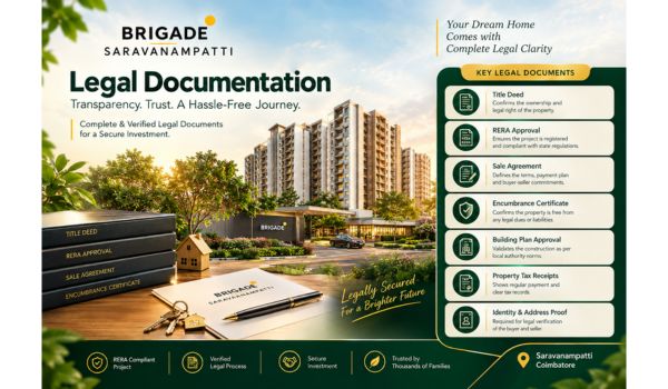 Legal Documentation for Brigade Saravanampatti - RERA and Approvals