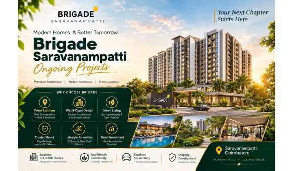 Brigade Saravanampatti Ongoing Project in Coimbatore