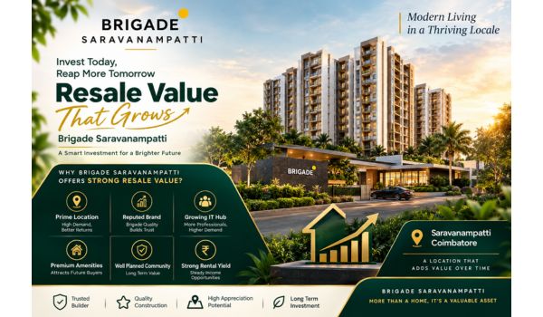 Brigade Saravanampatti Resale Value - Brigade Group Coimbatore
